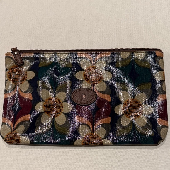 Fossil Handbags - Fossil Multicolor Floral Cosmetic Bag